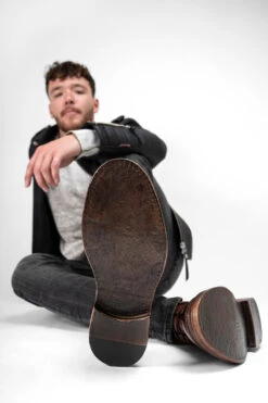 YORK Cognac Welted Chukka Boots. -Untamedstreet Shop 10165