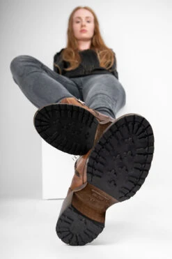 REGENT Caramel-brown Lace Up Boots. -Untamedstreet Shop 11320