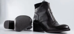 BERKELEY Charcoal-black Ankle Boots. -Untamedstreet Shop 15x7 IMG 1057
