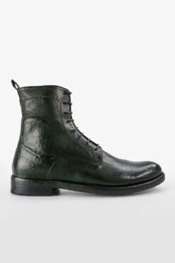 SLOANE Dark-green Commando Boots. -Untamedstreet Shop 7037