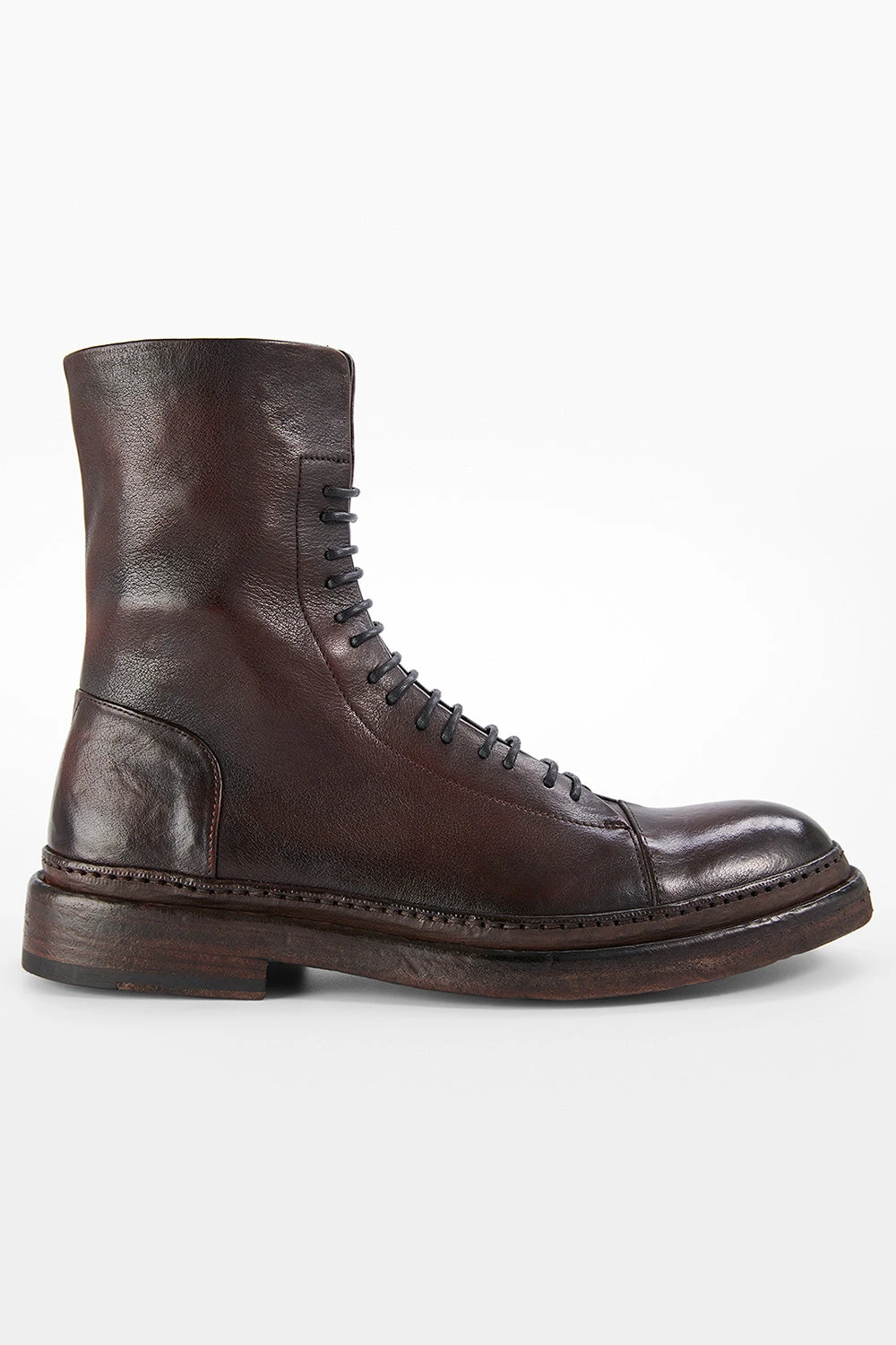 YORK Chestnut Welted Military Boots. 1 YORK Chestnut Welted Military Boots.