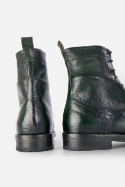 SLOANE Dark-green Commando Boots. -Untamedstreet Shop 7318