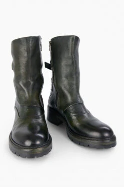 RADNOR Dark-green Buckle Bikers. -Untamedstreet Shop 7858