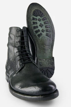 SLOANE Dark-green Commando Boots. -Untamedstreet Shop 8376