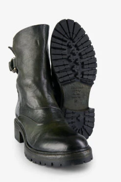 RADNOR Dark-green Buckle Bikers. -Untamedstreet Shop 8429