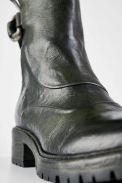 RADNOR Dark-green Buckle Bikers. -Untamedstreet Shop 8698