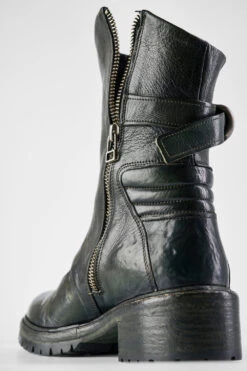 RADNOR Dark-green Buckle Bikers. -Untamedstreet Shop 8701