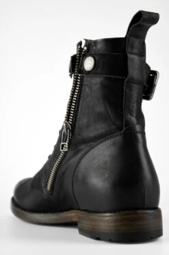 SLOANE Matte-black Lace Up Buckle Boots. 25 SLOANE Matte-black Lace Up Buckle Boots. -Untamedstreet Shop 8742 da96c930 c74b 45b9 a502 b87dad16ec29