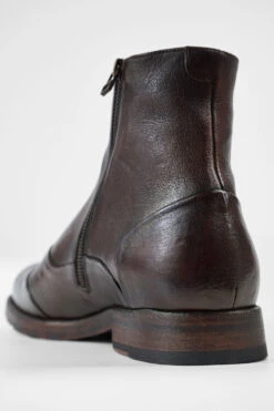 ASTON EDGE Cigar-brown Laceless Ankle Boots. -Untamedstreet Shop ASTON EDGE cigar brown laceless ankle boots W2405876