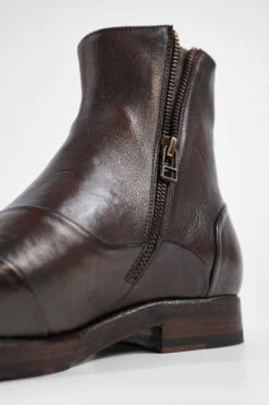 ASTON EDGE Cigar-brown Laceless Ankle Boots. -Untamedstreet Shop ASTON EDGE cigar brown laceless ankle boots W2405879