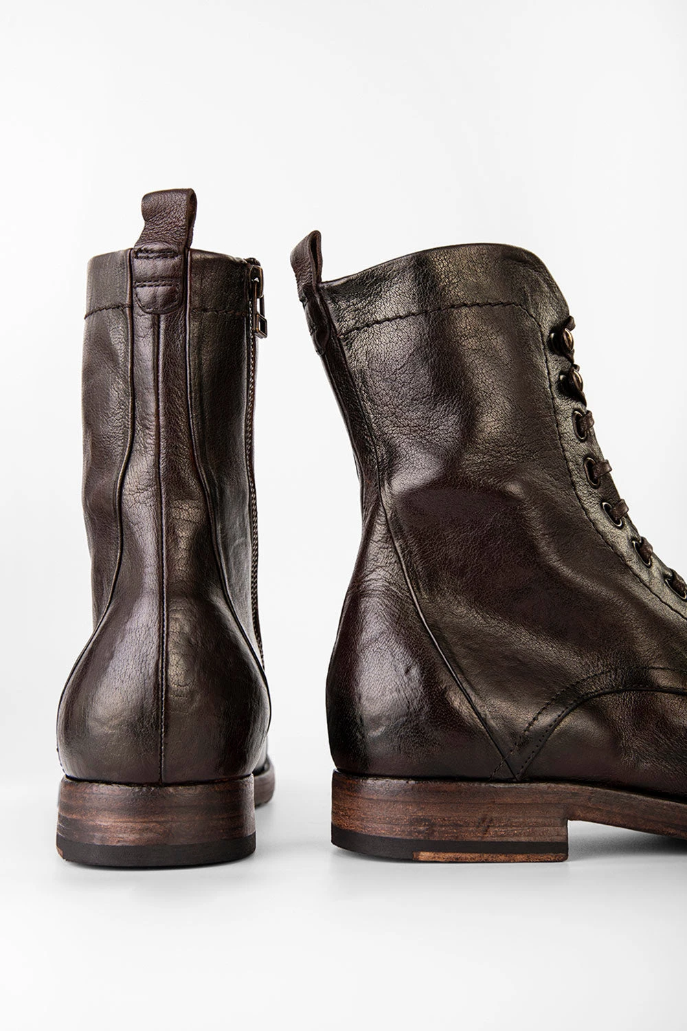 ASTON Cigar-brown Military Boots. 11 ASTON Cigar-brown Military Boots. - Image 11