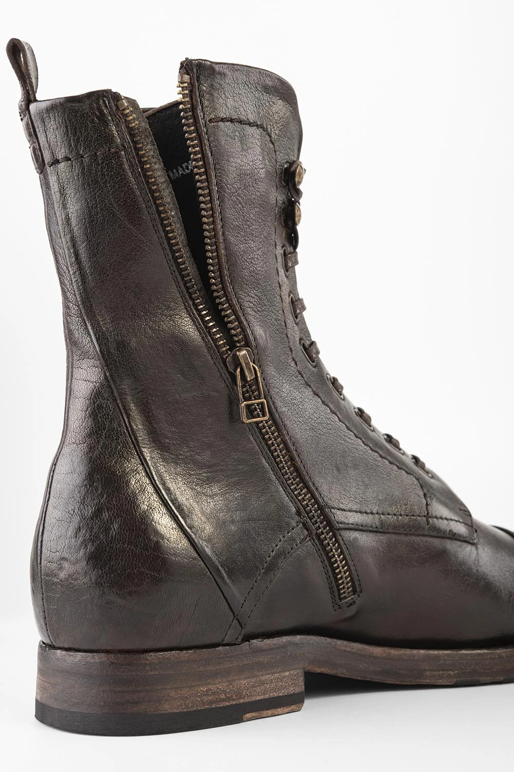 ASTON Cigar-brown Military Boots. 6 ASTON Cigar-brown Military Boots. - Image 6