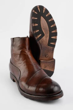 ASTON EDGE Cognac Laceless Ankle Boots. 22 ASTON EDGE Cognac Laceless Ankle Boots. -Untamedstreet Shop ASTONEDGElacelesscognacbootsIMG 02351