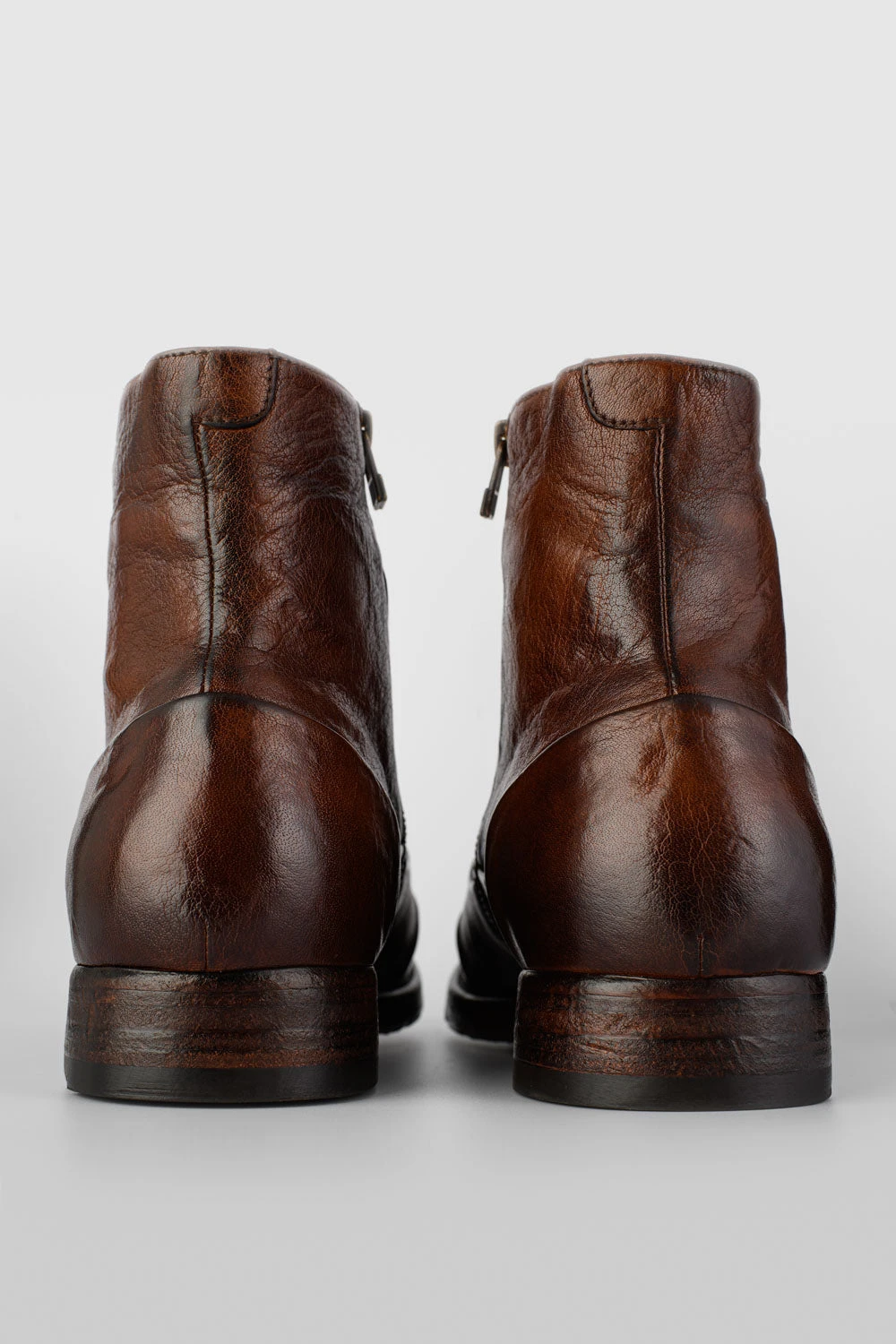 ASTON EDGE Cognac Laceless Ankle Boots. 11 ASTON EDGE Cognac Laceless Ankle Boots. - Image 11