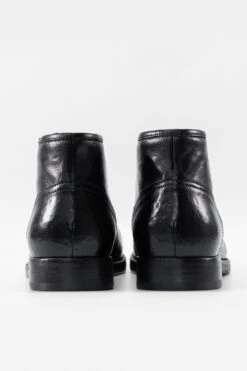 ASTON Imperial-black Chukka Boots. -Untamedstreet Shop ASTON men boots chukka black luxury buffalo leather distressed made in italyIMG 3128