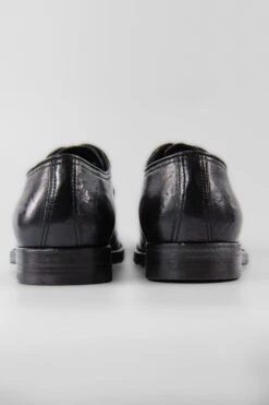 ASTON Imperial-black Oxford Shoes. -Untamedstreet Shop ASTON men shoes oxford black luxury buffalo leather distressed made in italyIMG 0115