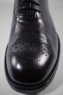 ASTON Imperial-black Oxford Shoes. -Untamedstreet Shop ASTON men shoes oxford black luxury buffalo leather distressed made in italyIMG 0433