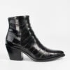 AUSTIN Onyx-black Texan Boots.