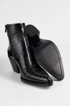 AUSTIN Onyx-black Texan Boots. -Untamedstreet Shop AUSTIN onyx black texan boots W2405428