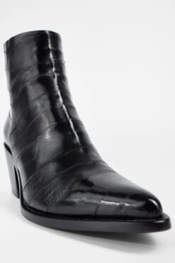 AUSTIN Onyx-black Texan Boots. -Untamedstreet Shop AUSTIN onyx black texan boots W2406340