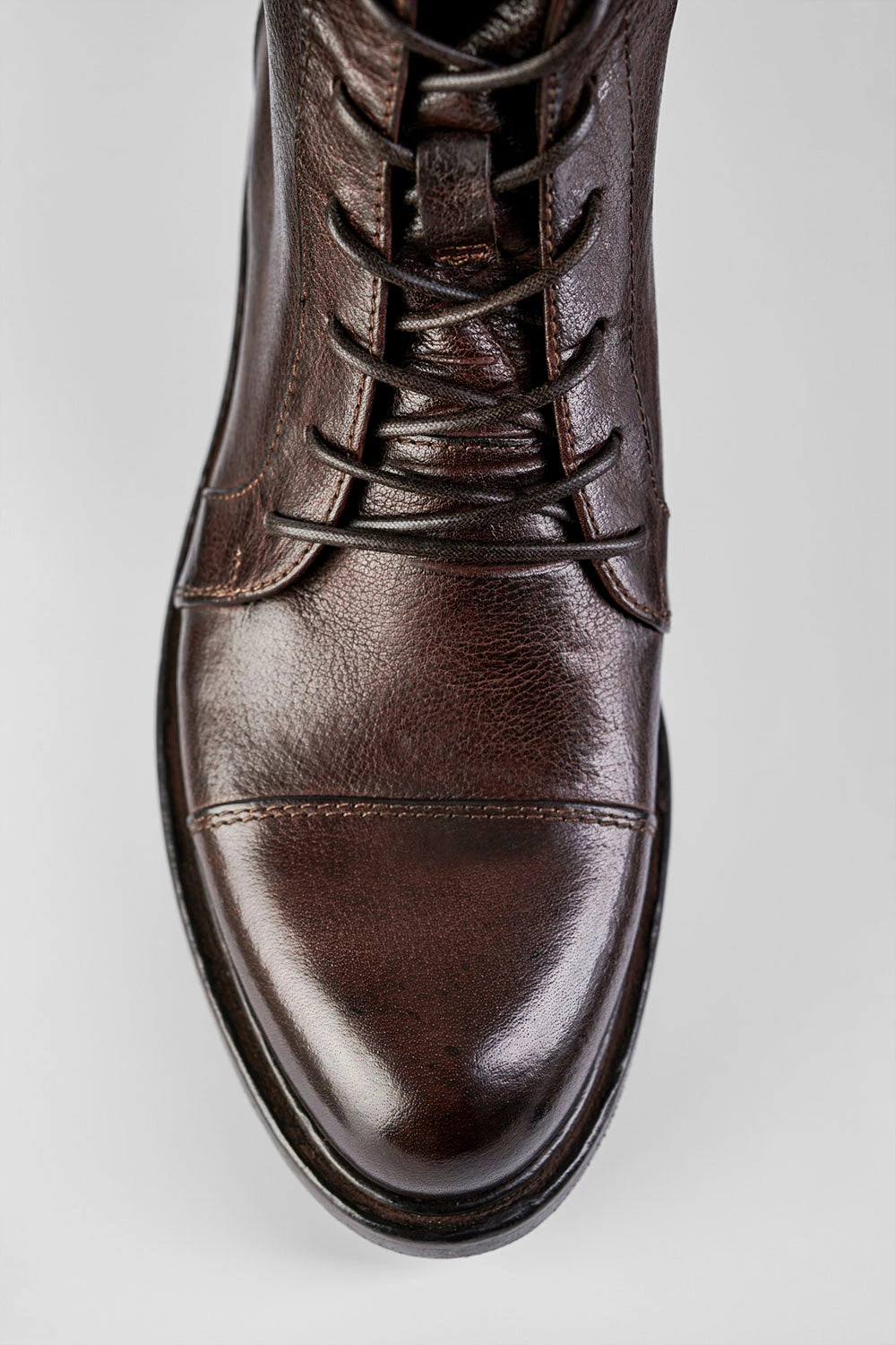 AVERY Dark-plum Lace Up Boots. 7 AVERY Dark-plum Lace Up Boots. - Image 7