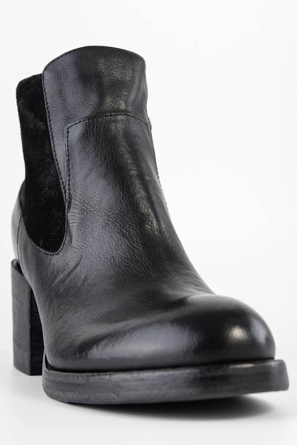 BERKELEY Charcoal-black Mid Heel Low Boots. 10 BERKELEY Charcoal-black Mid Heel Low Boots. - Image 10