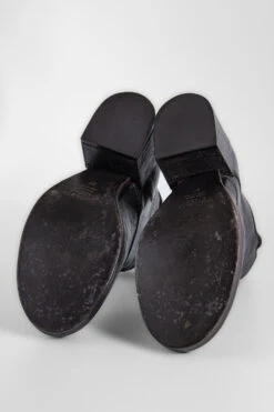 BERKELEY Charcoal-black Ankle Boots. -Untamedstreet Shop BERKELEYbootsfrontzipcharcoalblackIMG 0901 aad705e7 8a55 4948 acc7 287f1f3abe07