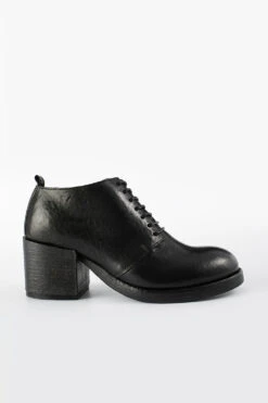 BERKELEY Charcoal-black Mid Heel Shoes.