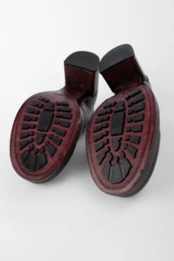 MADISON Bordeaux Lace Up Shoes. -Untamedstreet Shop BERKELEYwomenLace upShoeBordeuxRed07