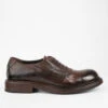 BOLTON Dark-brown Layered Derby Shoes.