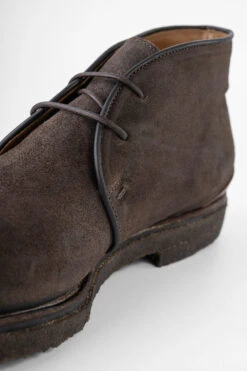 BROMPTON Java-brown Suede Chukka Boots. -Untamedstreet Shop BROMPTON men boots chukka java brown luxury suede leather distressed made in italyCapture0207