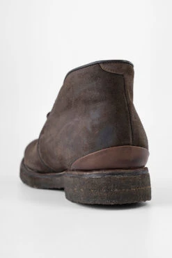 BROMPTON Java-brown Suede Chukka Boots. -Untamedstreet Shop BROMPTON men boots chukka java brown luxury suede leather distressed made in italyCapture0215