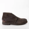 BROMPTON Java-brown Suede Chukka Boots.