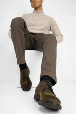 BROMPTON Tundra-brown Suede Derby Shoes. 17 BROMPTON Tundra-brown Suede Derby Shoes. -Untamedstreet Shop BROMPTON men shoes derby brown luxury suede leather distressed made in italyIMG 04599