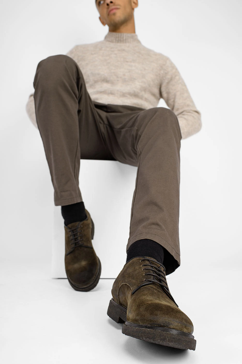 BROMPTON Tundra-brown Suede Derby Shoes. 6 BROMPTON Tundra-brown Suede Derby Shoes. - Image 6