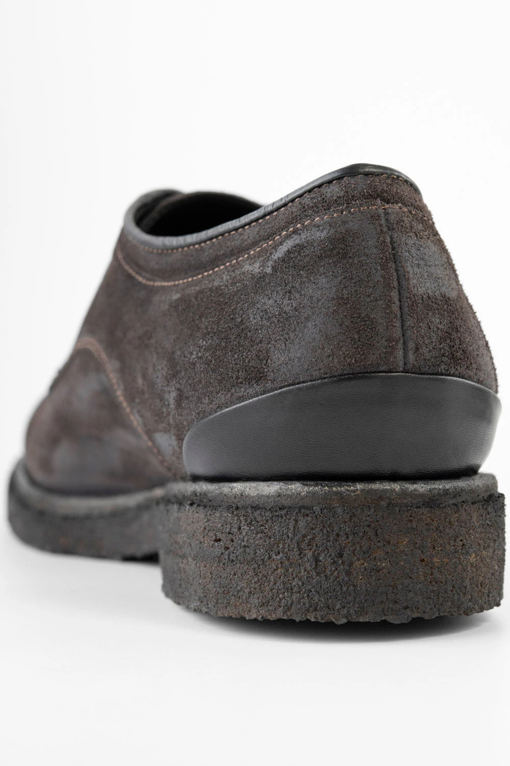 BROMPTON Lava-grey Suede Derby Shoes. 9 BROMPTON Lava-grey Suede Derby Shoes. - Image 9