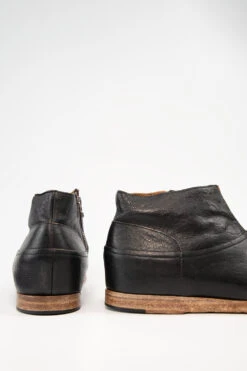 BRUCE Rugged-black Ankle Boots. -Untamedstreet Shop BRUCE men zipped ankle boot black luxury buffalo leather distressed made in italyCapture0133 e9cfd1f1 0c03 4cd0 a357 0205cd29d652