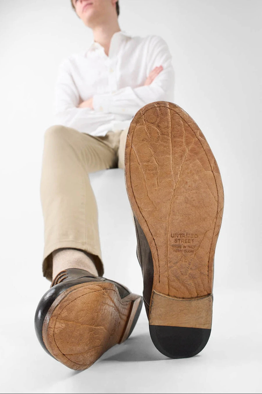 BRUCE Rugged-brown Derby Shoes. 9 BRUCE Rugged-brown Derby Shoes. - Image 9