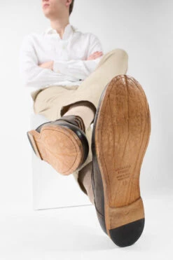 BRUCE Rugged-brown Derby Shoes. 19 BRUCE Rugged-brown Derby Shoes. -Untamedstreet Shop BRUCE rugged brown derby shoes LF SS25 03432