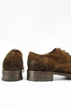 BURTON Rust-brown Suede Derby Shoes. -Untamedstreet Shop BURTON rust brown suede derby shoes W2405662 1