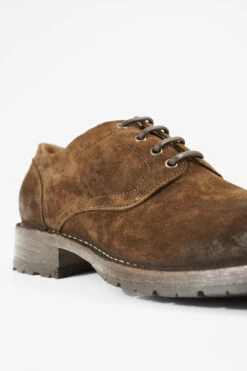 BURTON Rust-brown Suede Derby Shoes. -Untamedstreet Shop BURTON rust brown suede derby shoes W2405953 1