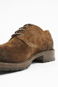 BURTON Rust-brown Suede Derby Shoes. -Untamedstreet Shop BURTON rust brown suede derby shoes W2405954 1