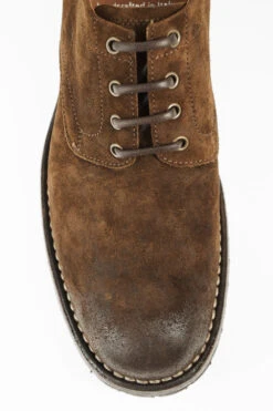 BURTON Rust-brown Suede Derby Shoes. -Untamedstreet Shop BURTON rust brown suede derby shoes W2406015 1