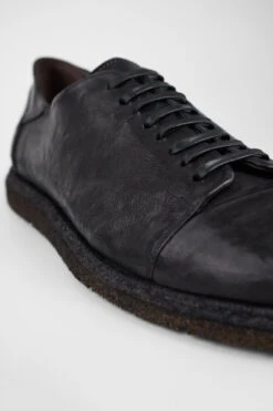 BYRON Rugged-black Lightweight Derby Shoes. -Untamedstreet Shop BYRON rugged black lightweight derby shoes MACRO 09749