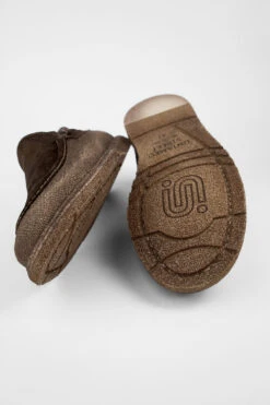 BYRON Rye-brown Suede & Canvas Lightweight Loafers. -Untamedstreet Shop BYRON rye brown suede canvas lightweight loafers MID 08300