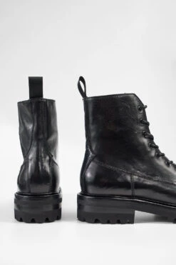CAMDEN Jet-black Lace Up Boots. -Untamedstreet Shop CAMDEN jet black lace up boots W2405769