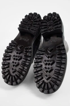 CAMDEN Jet-black Military Boots. -Untamedstreet Shop CAMDEN jet black lace up boots W2405798