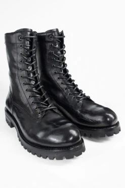 CAMDEN Jet-black Military Boots. -Untamedstreet Shop CAMDEN jet black military boots W2405245