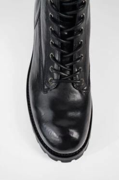 CAMDEN Jet-black Military Boots. -Untamedstreet Shop CAMDEN jet black military boots W2406045