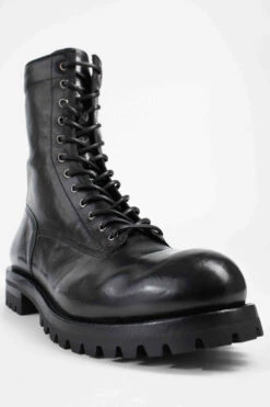 CAMDEN Jet-black Military Boots. -Untamedstreet Shop CAMDEN jet black military boots W2406311